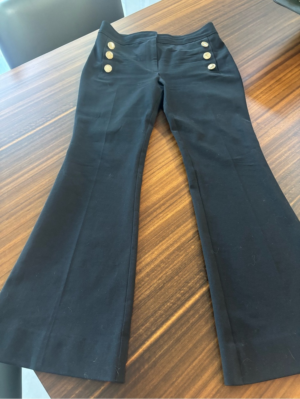 Derek Lam 10 Crosby Black Garment with White Brand Label